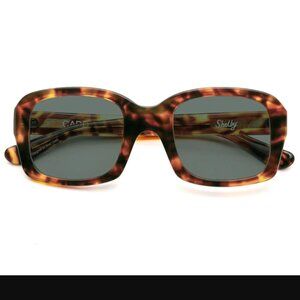 Caddis Shelby Polished Terrapin Tortoiseshell Sunglasses NWT